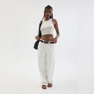 NWT BDG by URBAN OUTFITTERS Bella Baggy Jean in Cream